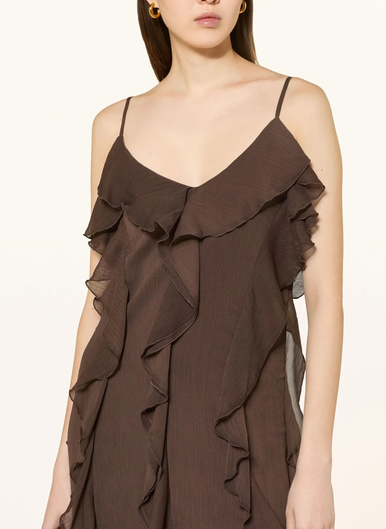 Kleid mit Volants