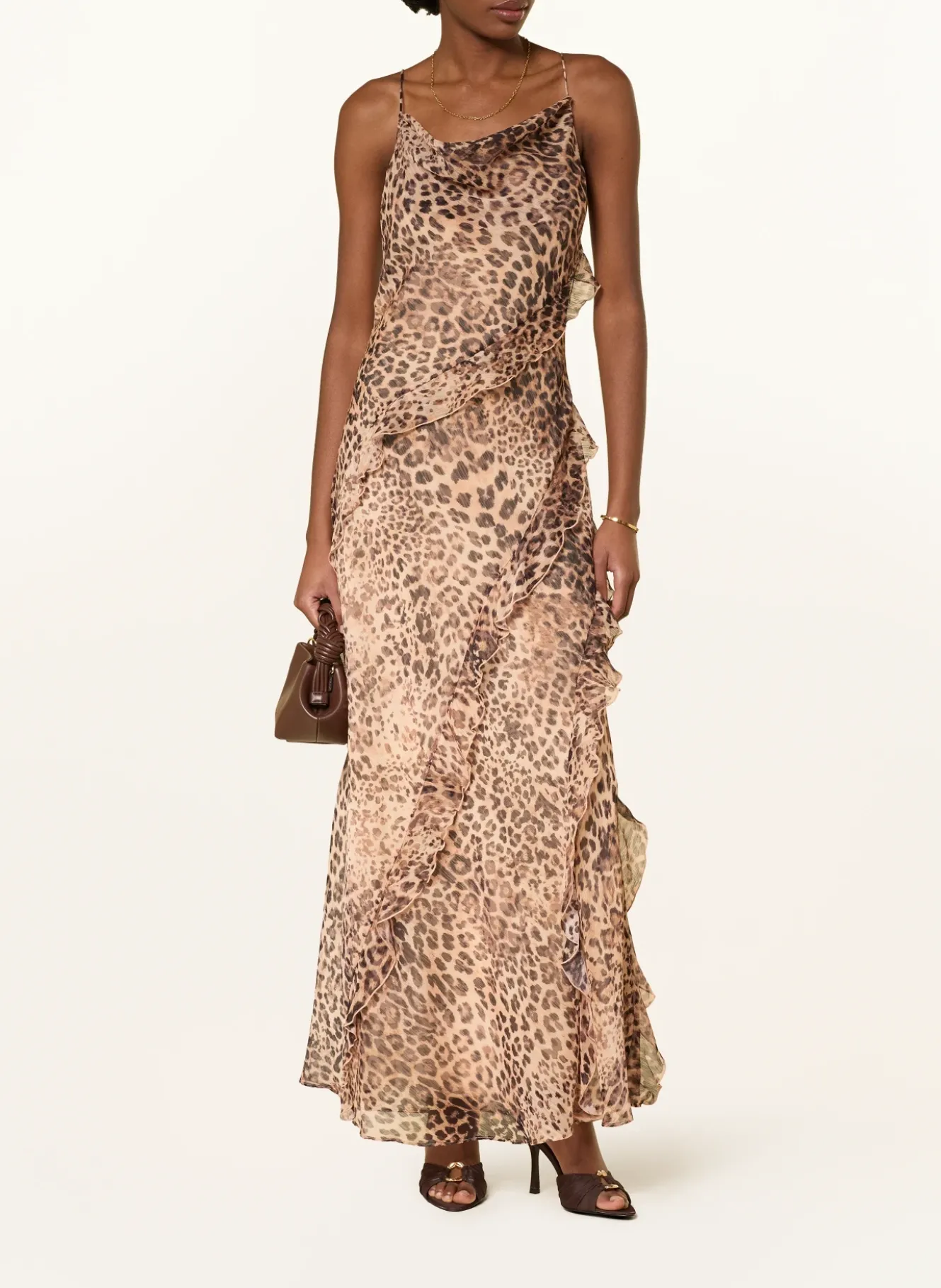 Kleid mit Volants