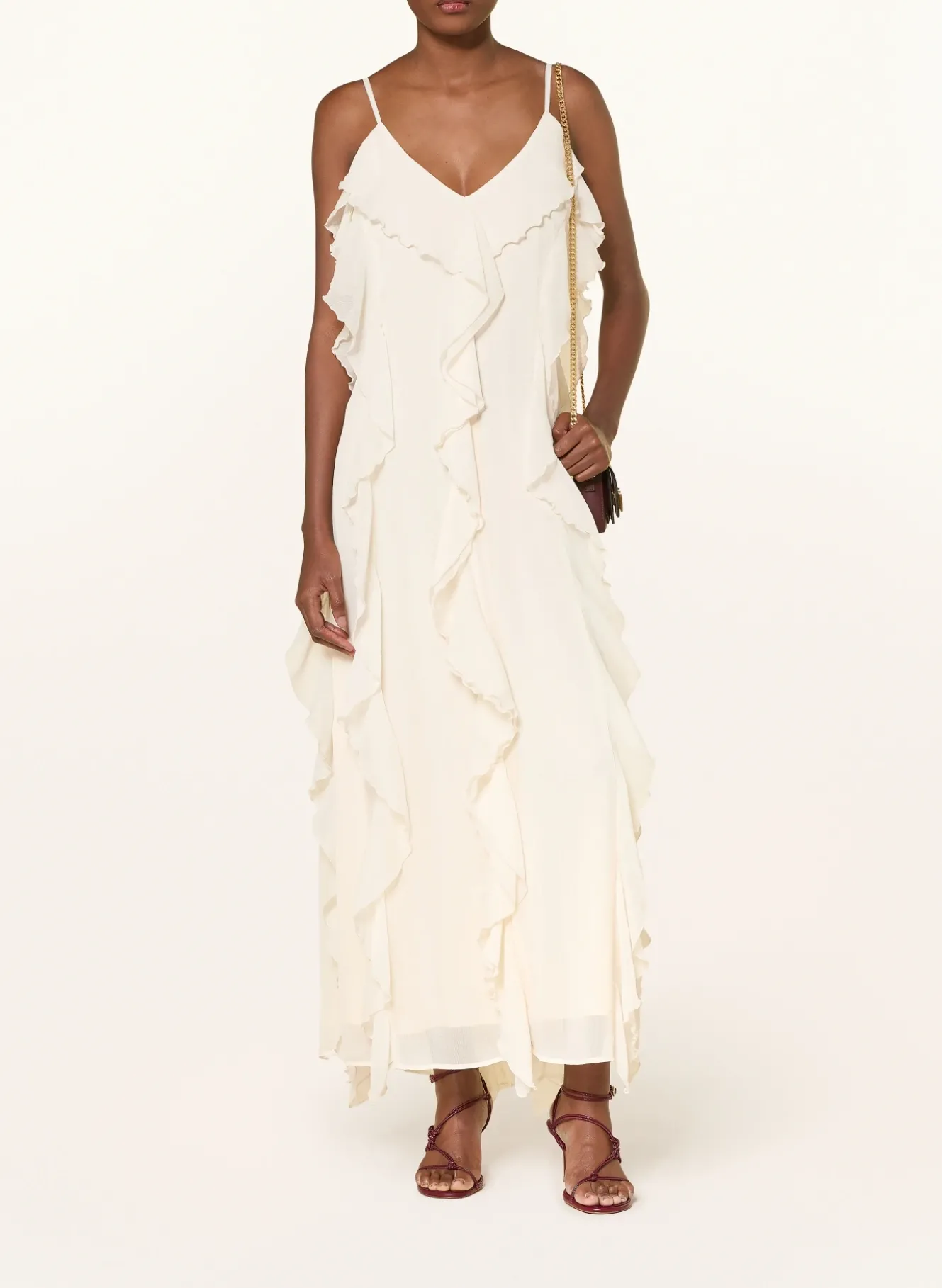 Kleid mit Volants
