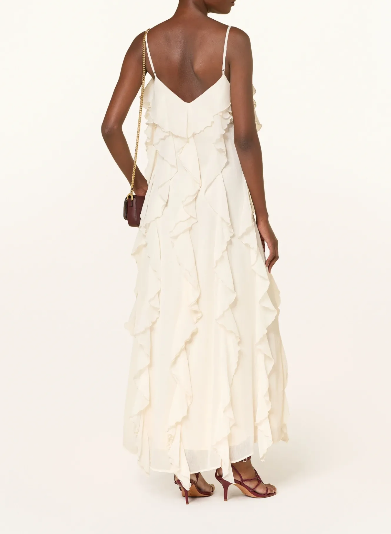 Kleid mit Volants