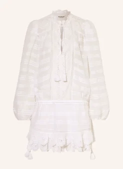 Kleid PREYA mit Lochspitze und Rüschen