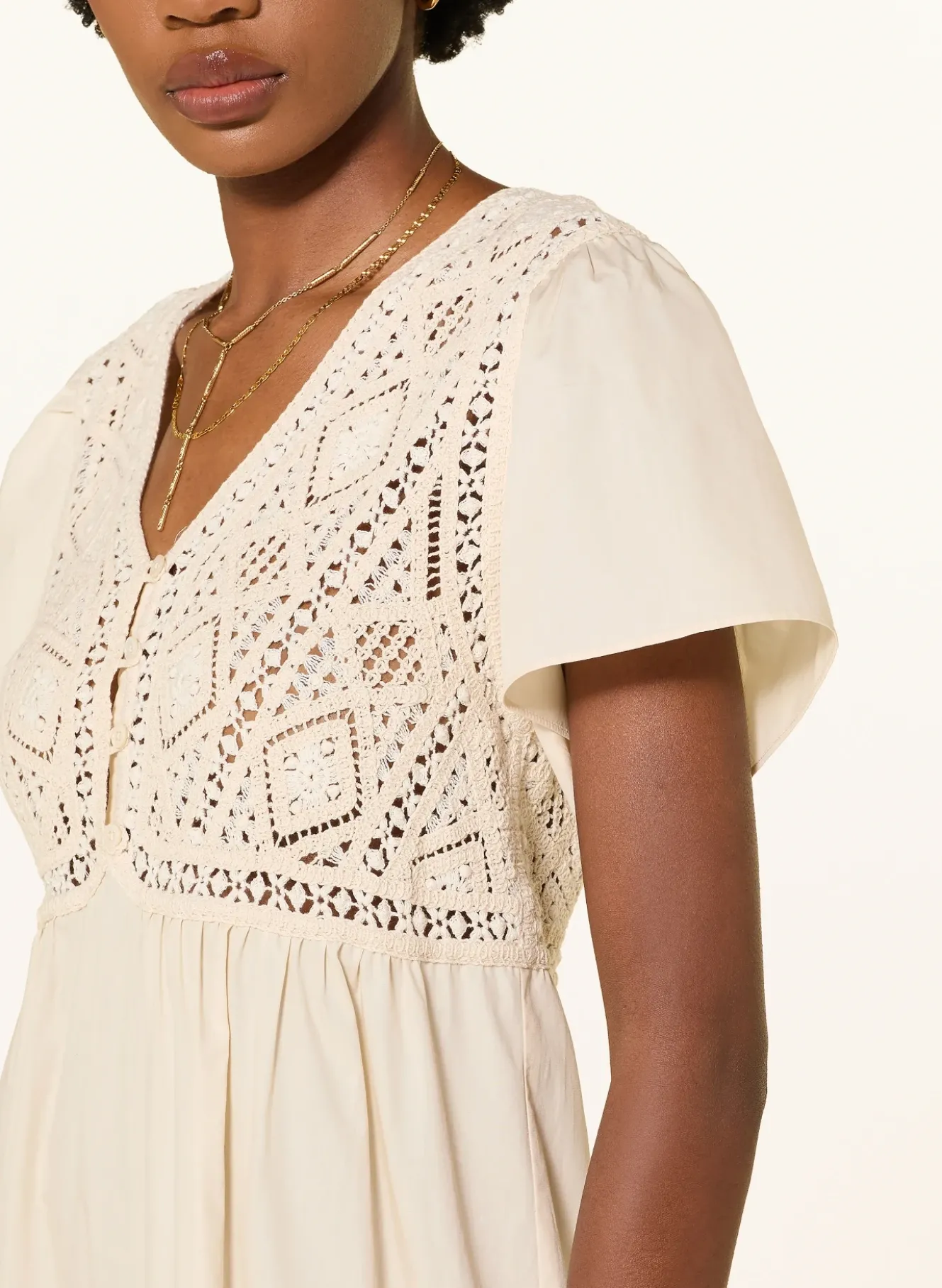Kleid SANDY mit Lochspitze