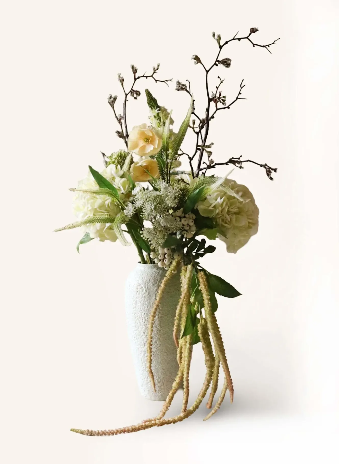 Künstlicher Blumenstrauß IVORY CASCADE