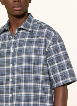 Kurzarm-Hemd Comfort Fit aus Flanell