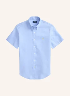 Kurzarm-Hemd Custom Fit aus Leinen