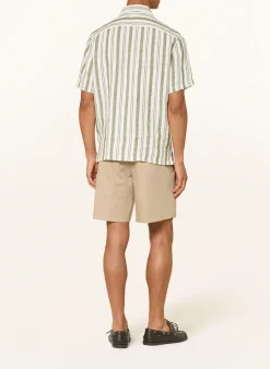 Kurzarm-Hemd Regular Fit aus Leinen