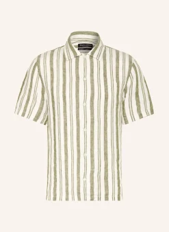 Kurzarm-Hemd Regular Fit aus Leinen