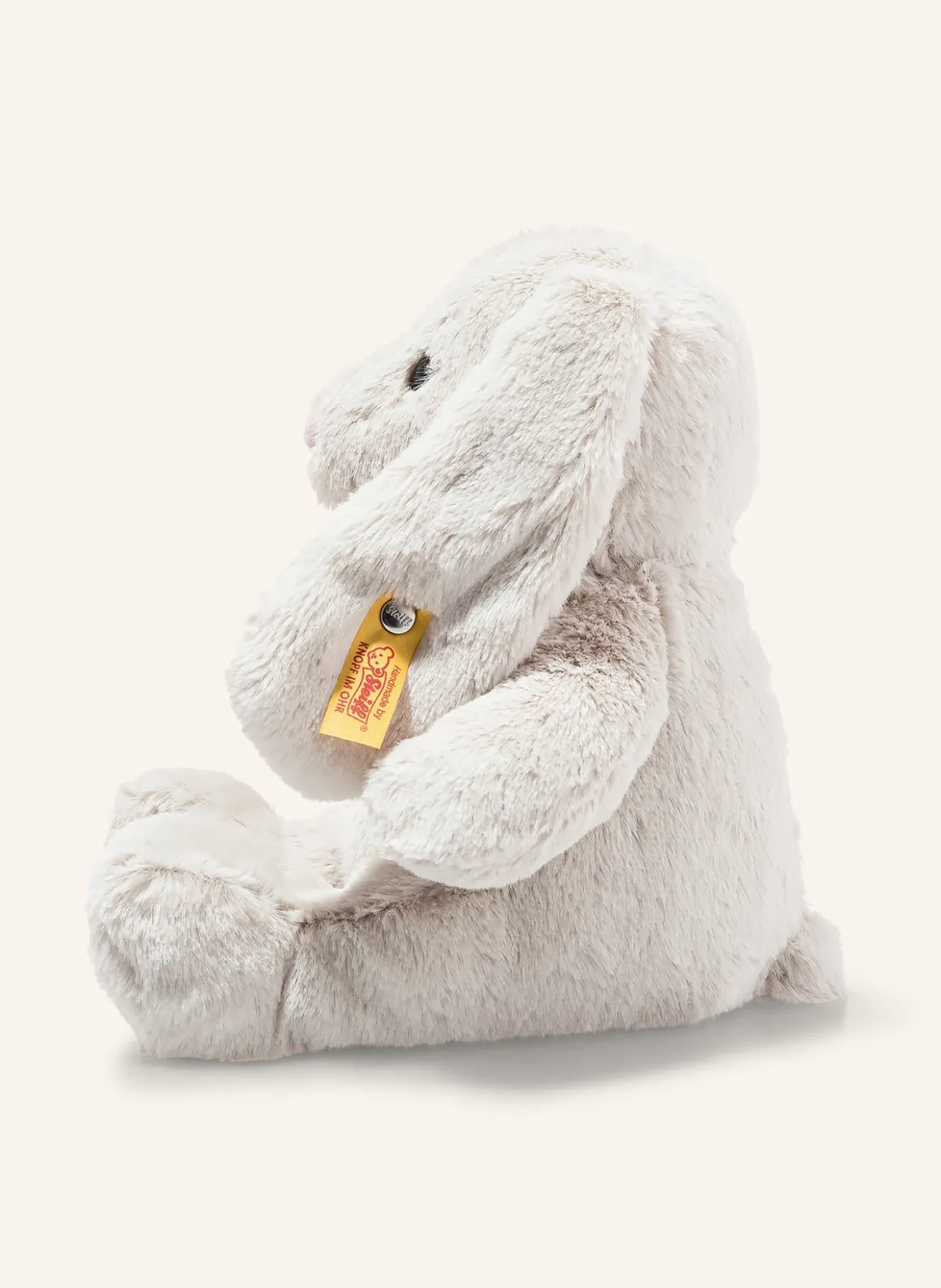 Kuscheltier HOPPIE Hase 28 cm, hellgrau