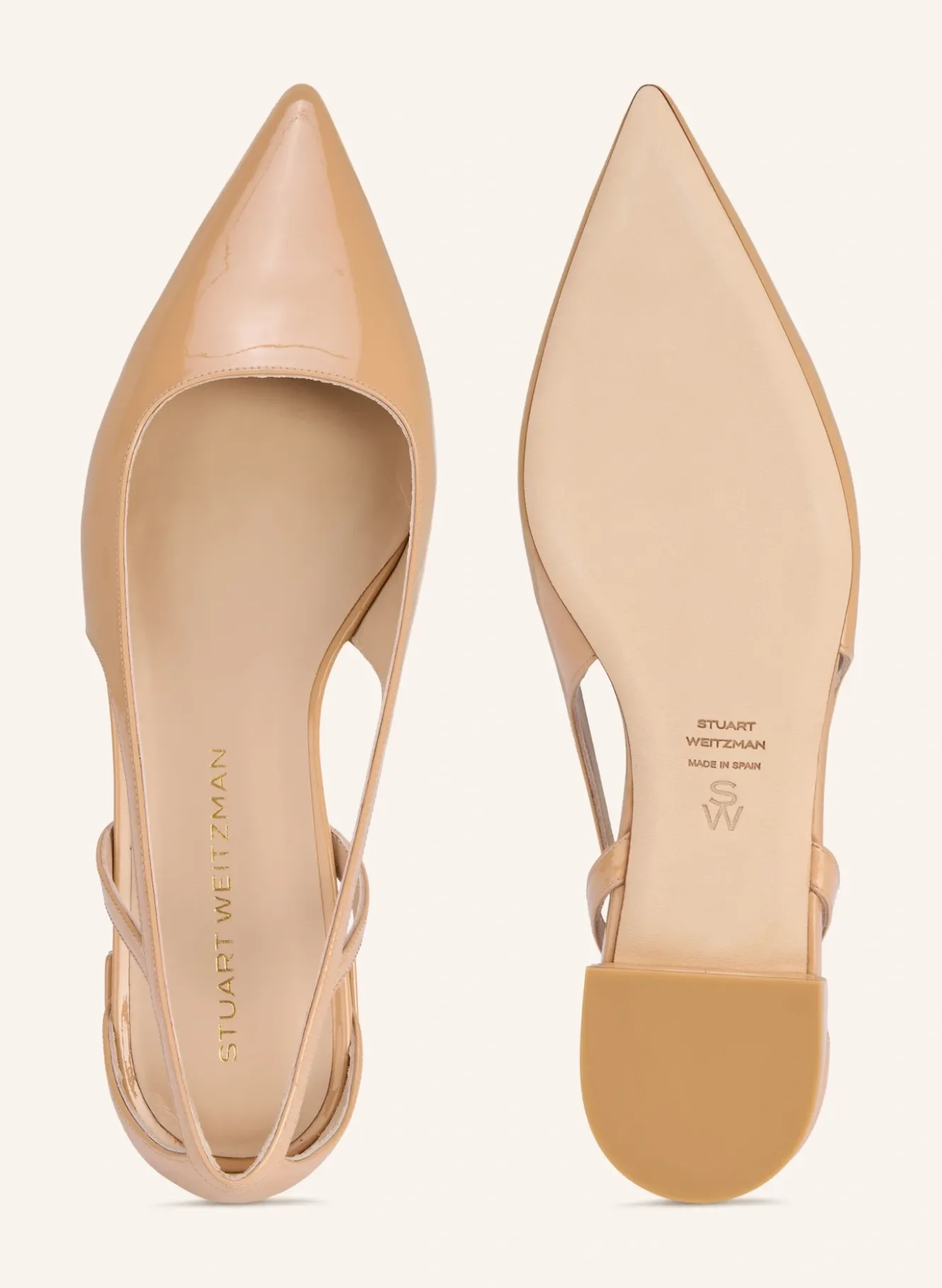 Lackballerinas STUART POWER CUTOUT FLAT mit Cut-outs
