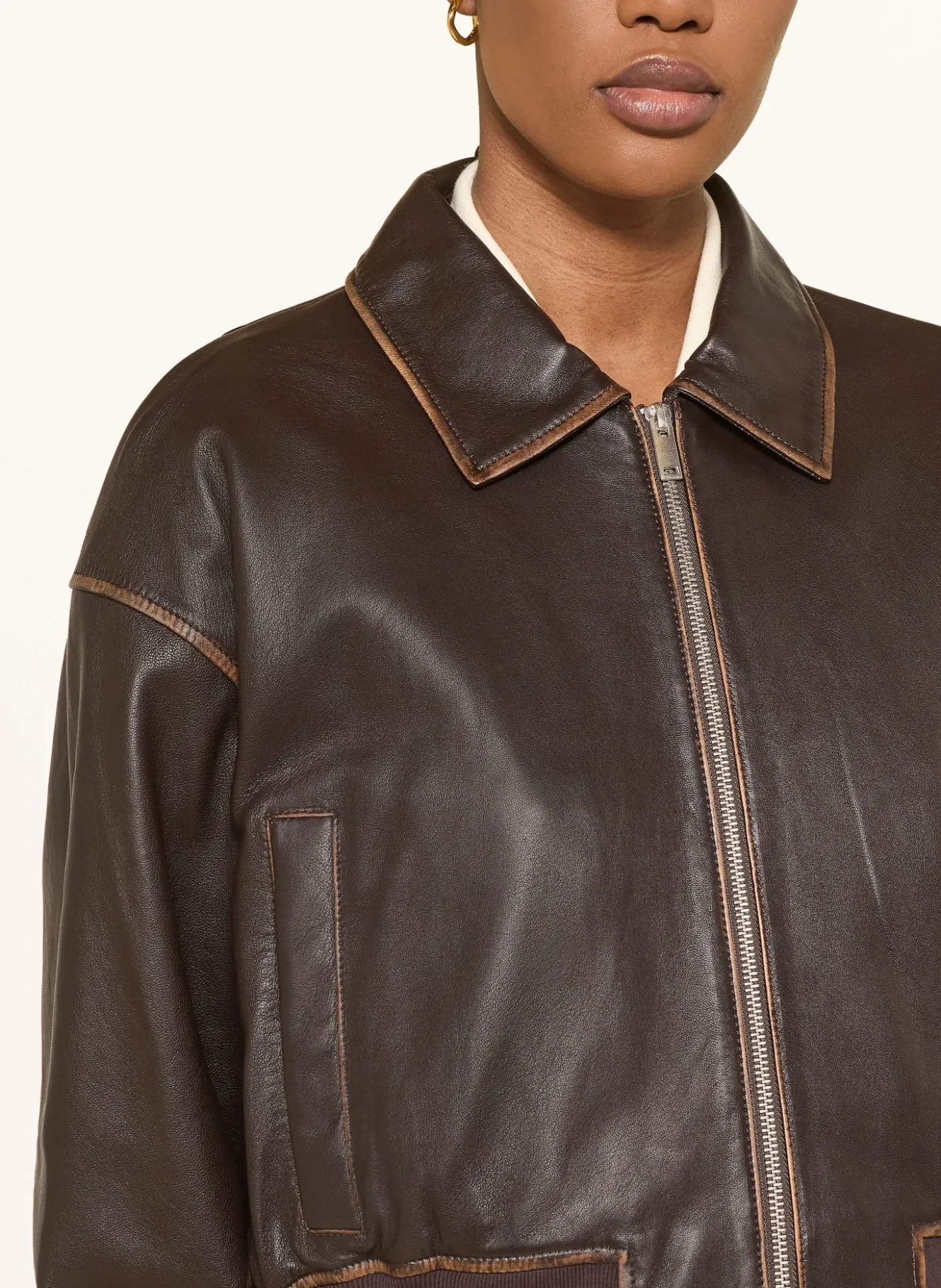 Lederblouson