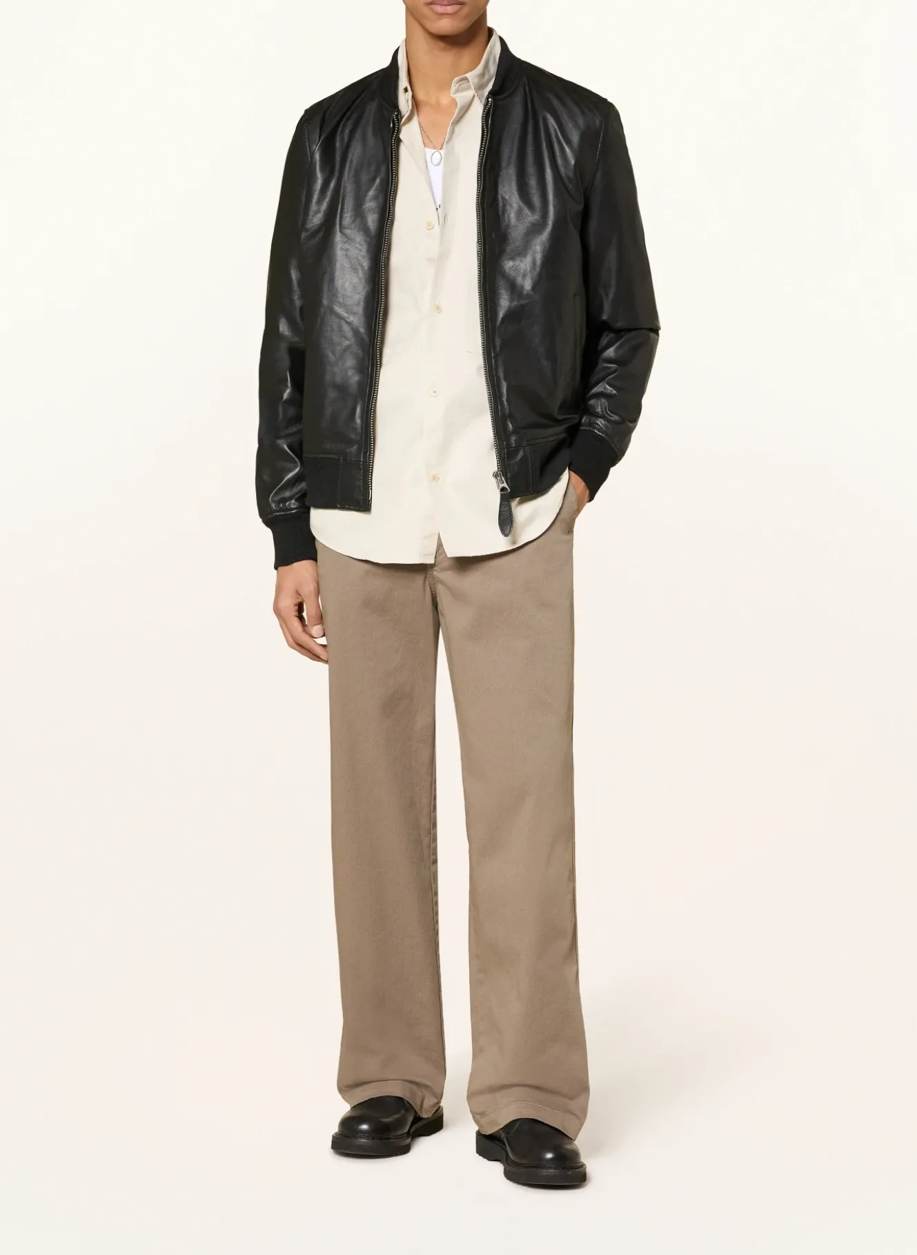 Lederjacke