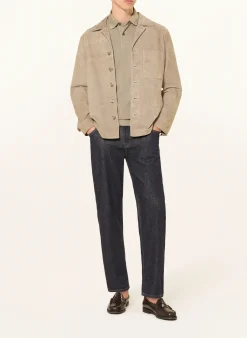 Leder-Overjacket
