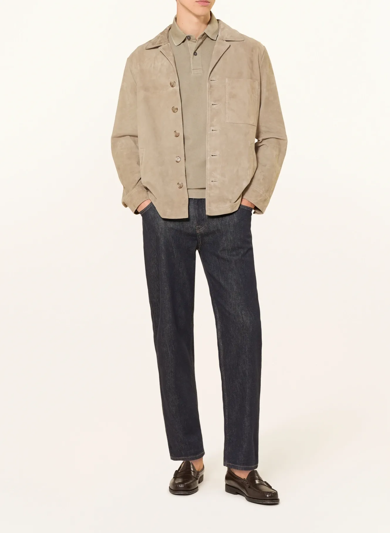 Leder-Overjacket