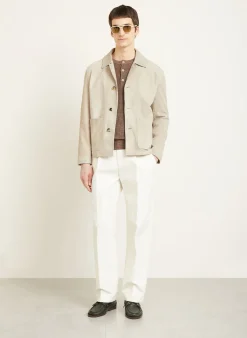 Leder-Overjacket
