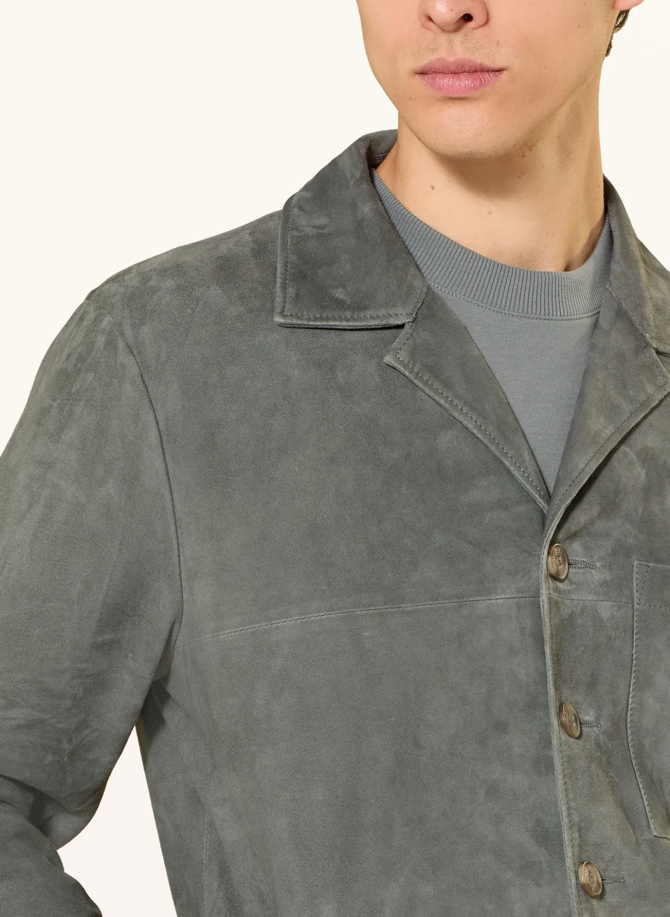 Leder-Overjacket