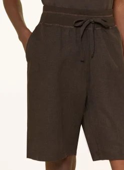 Leinen-Bermudas