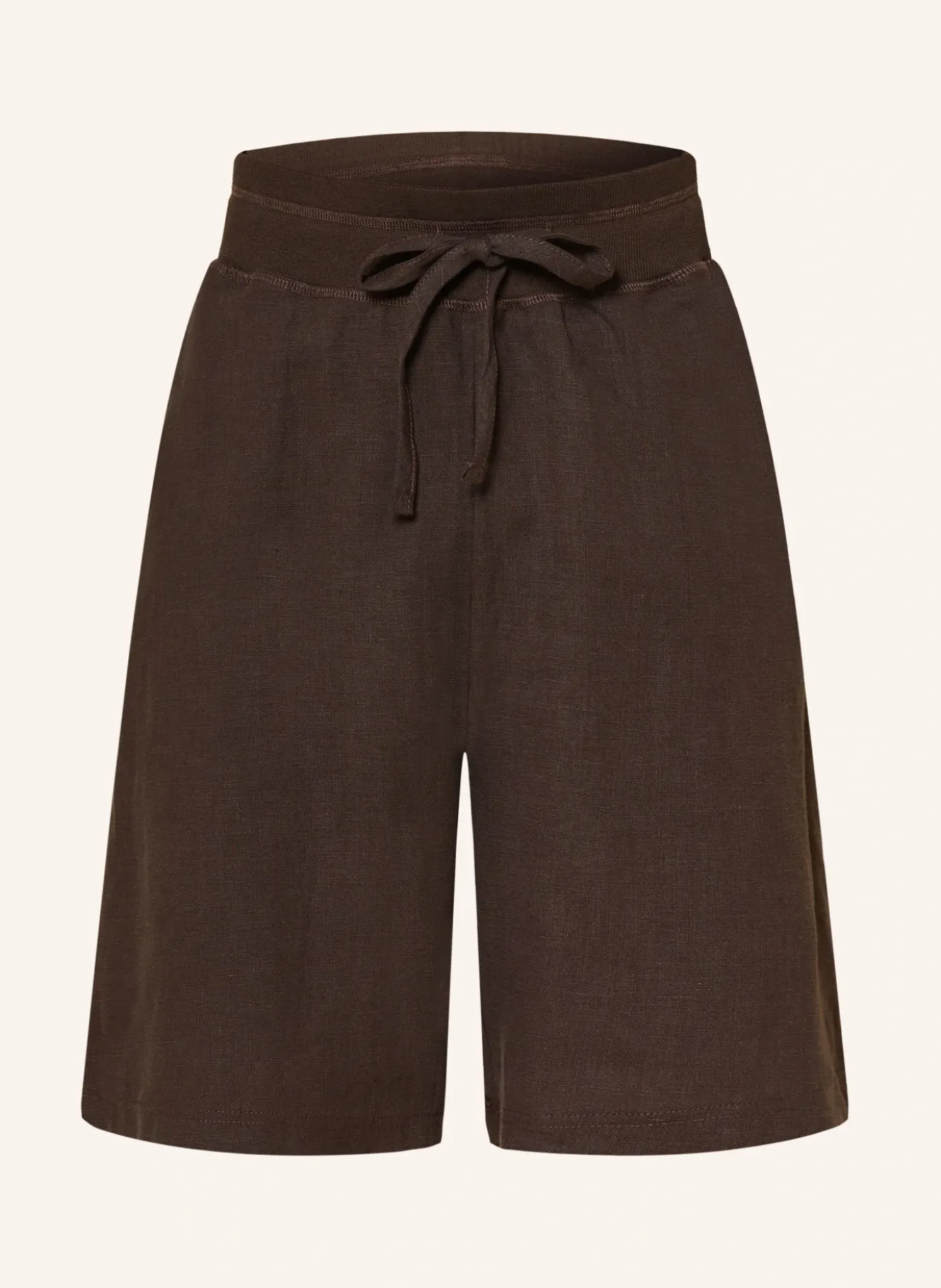 Leinen-Bermudas