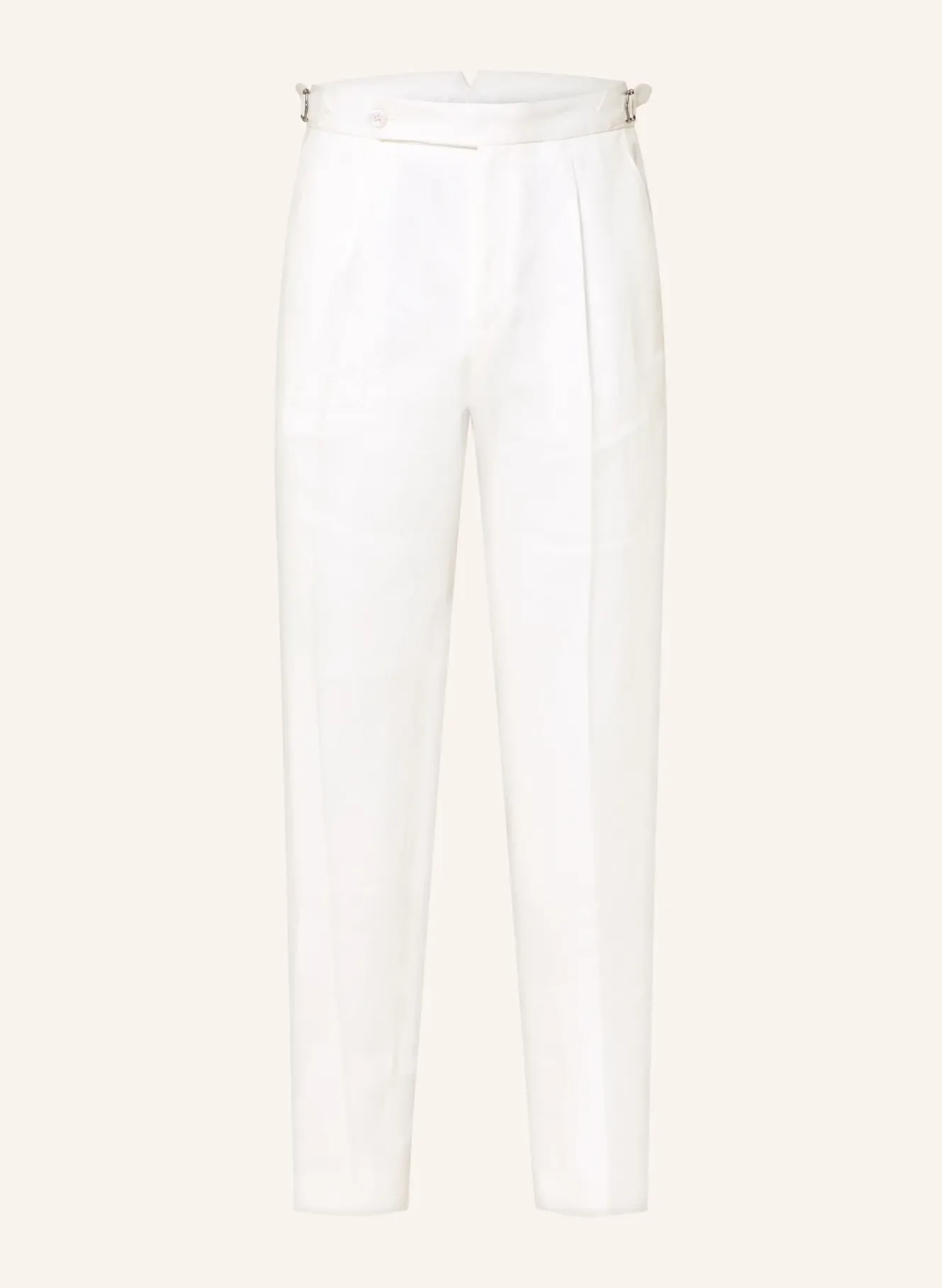 Leinen-Chino PERINO Tapered Fit