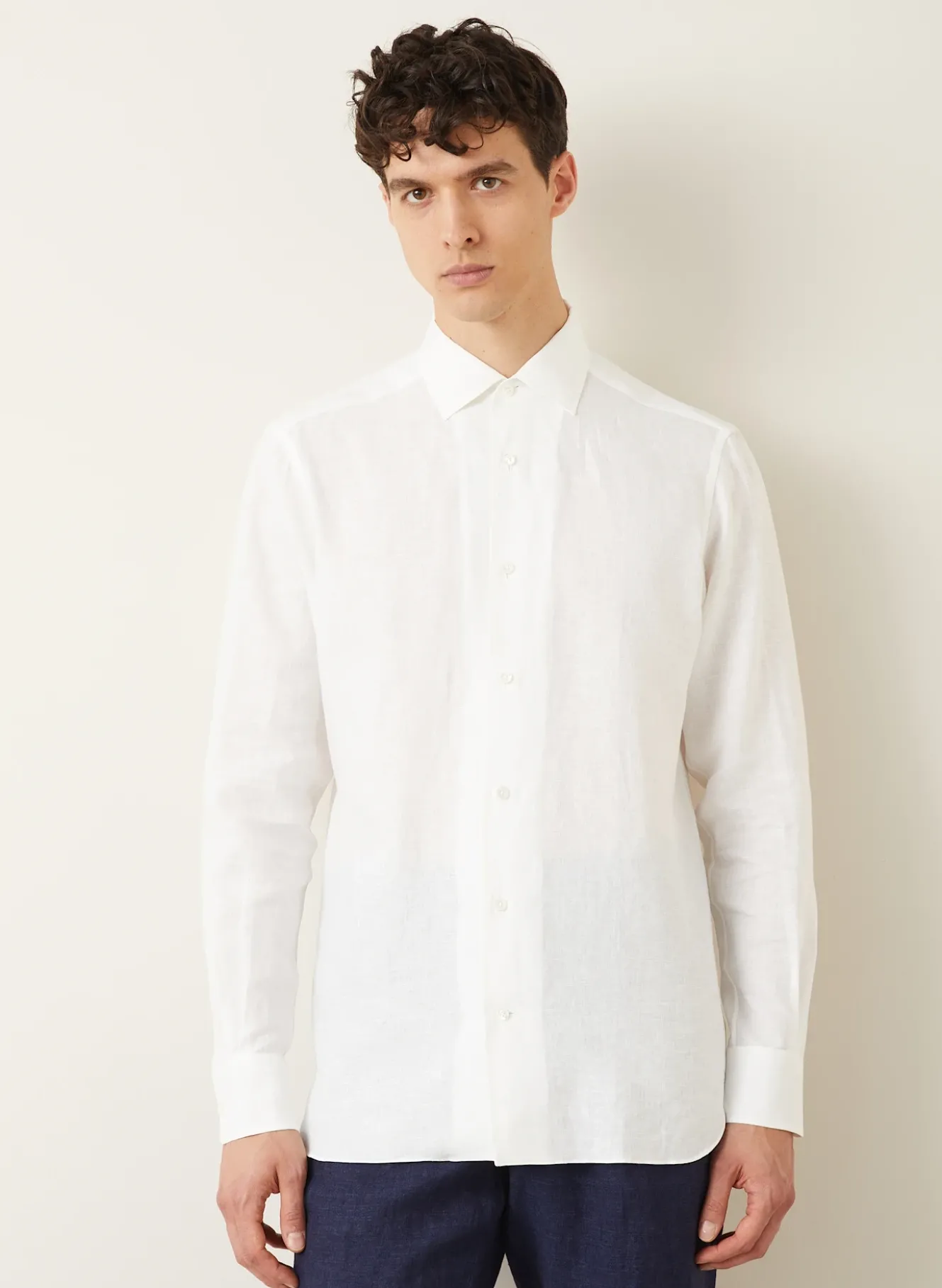 Leinenhemd Regular Fit