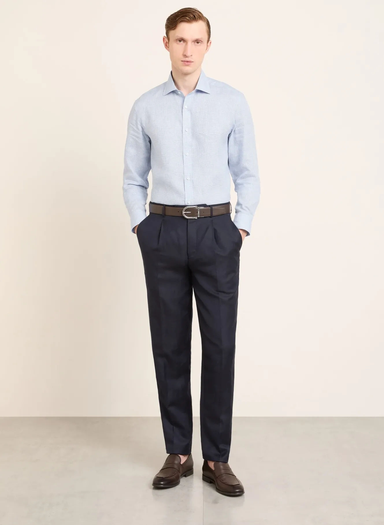 Leinenhemd Regular Fit