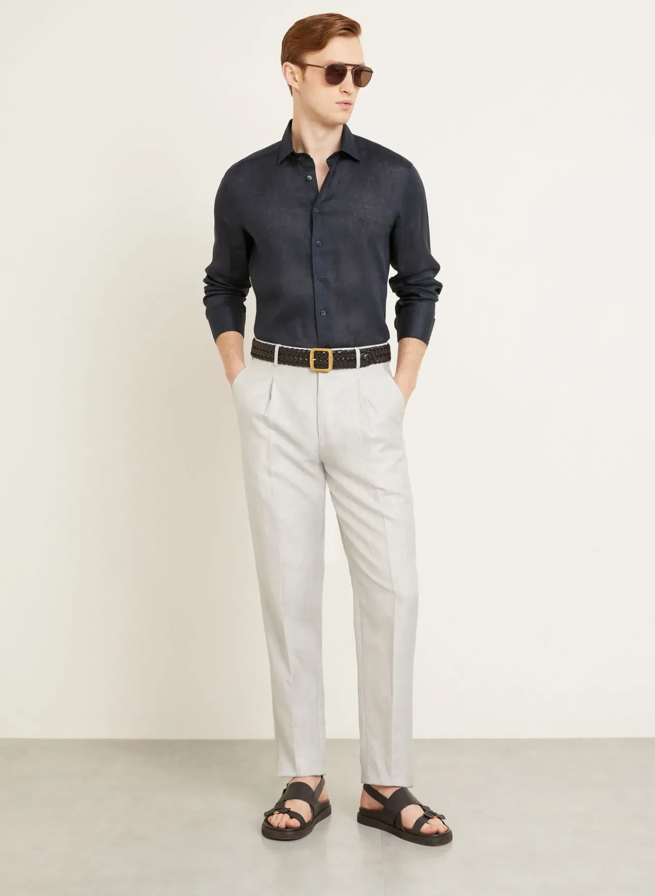 Leinenhemd Regular Fit