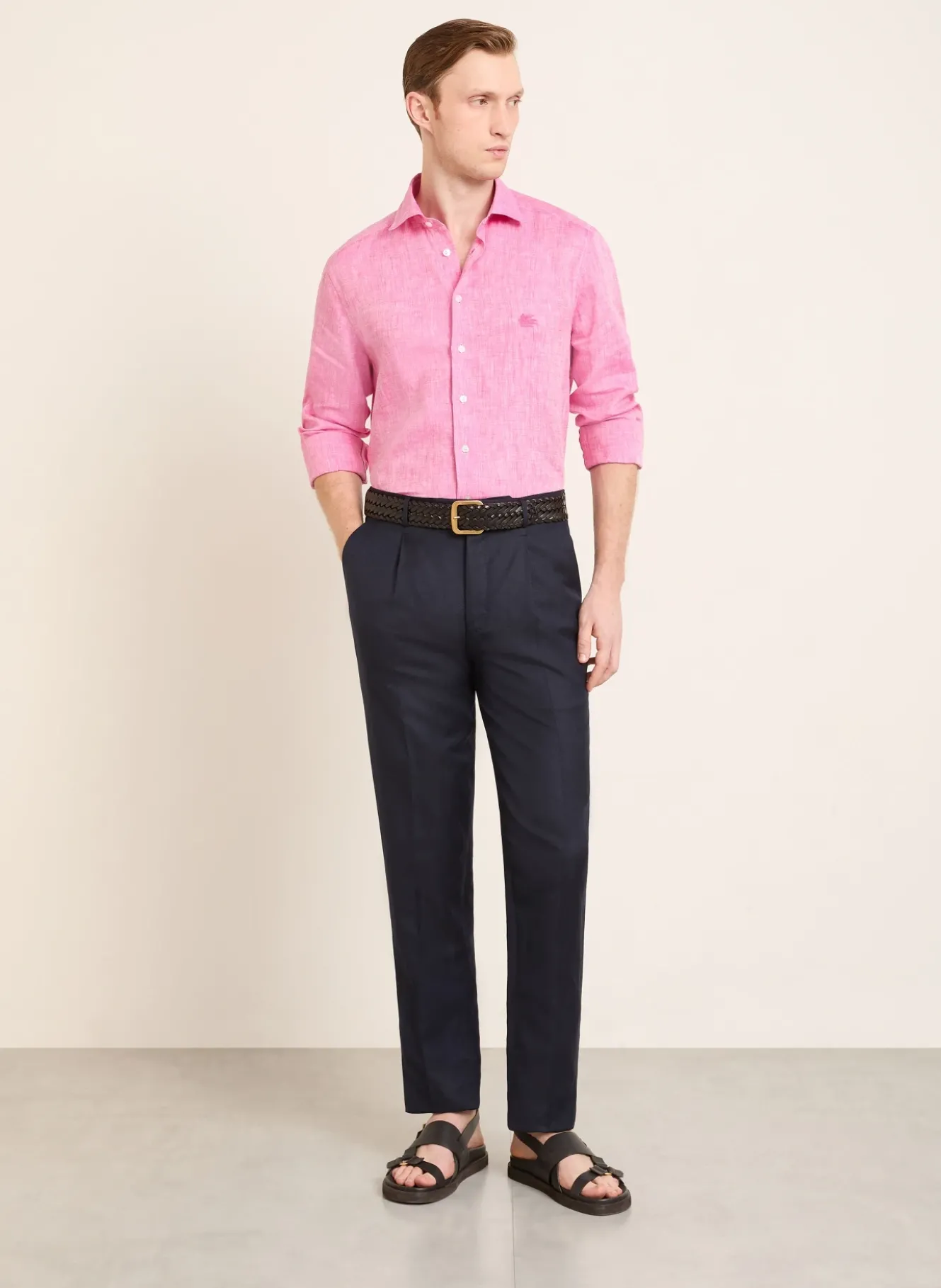 Leinenhemd Regular Fit