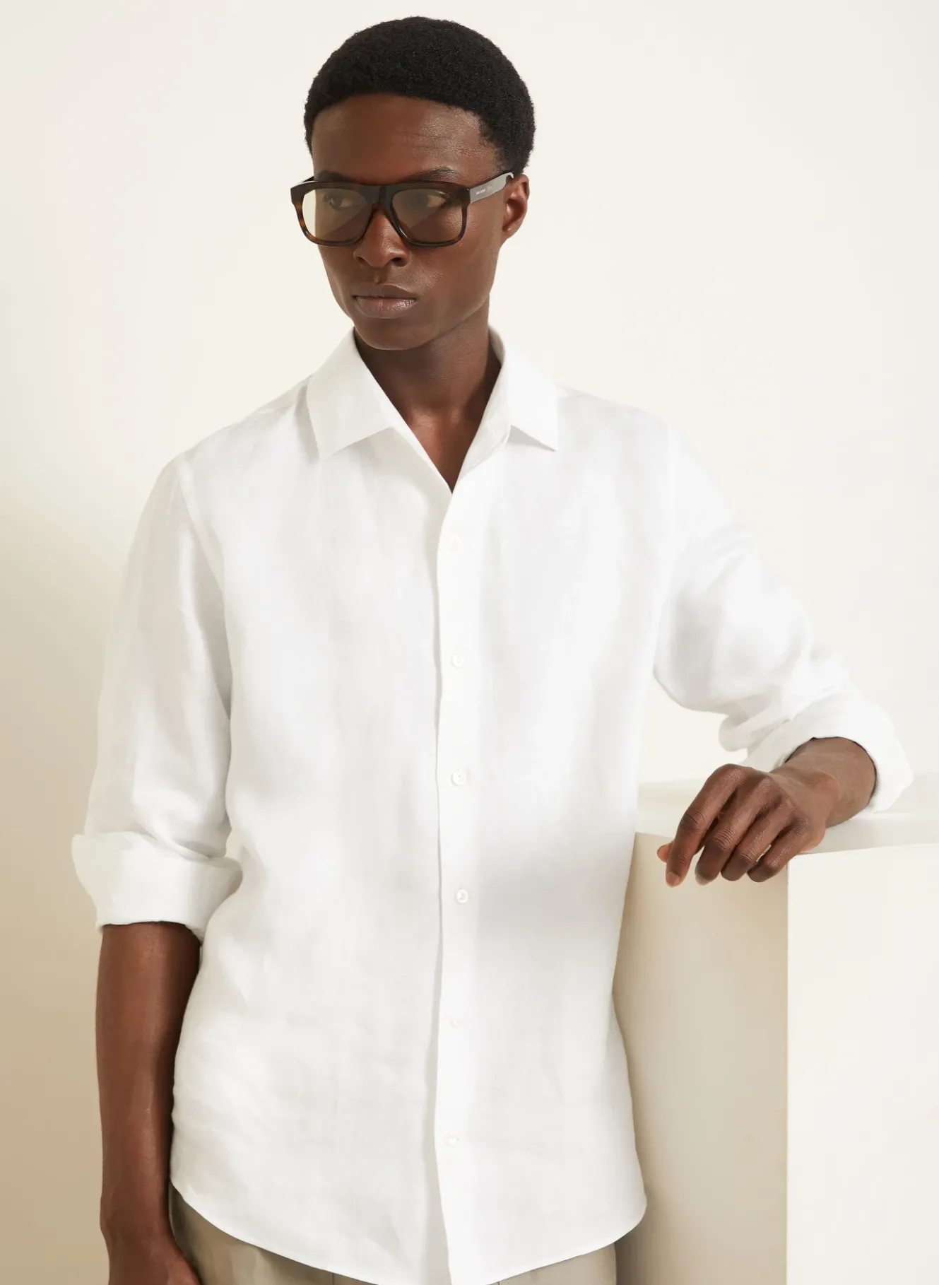 Leinenhemd Regular Fit