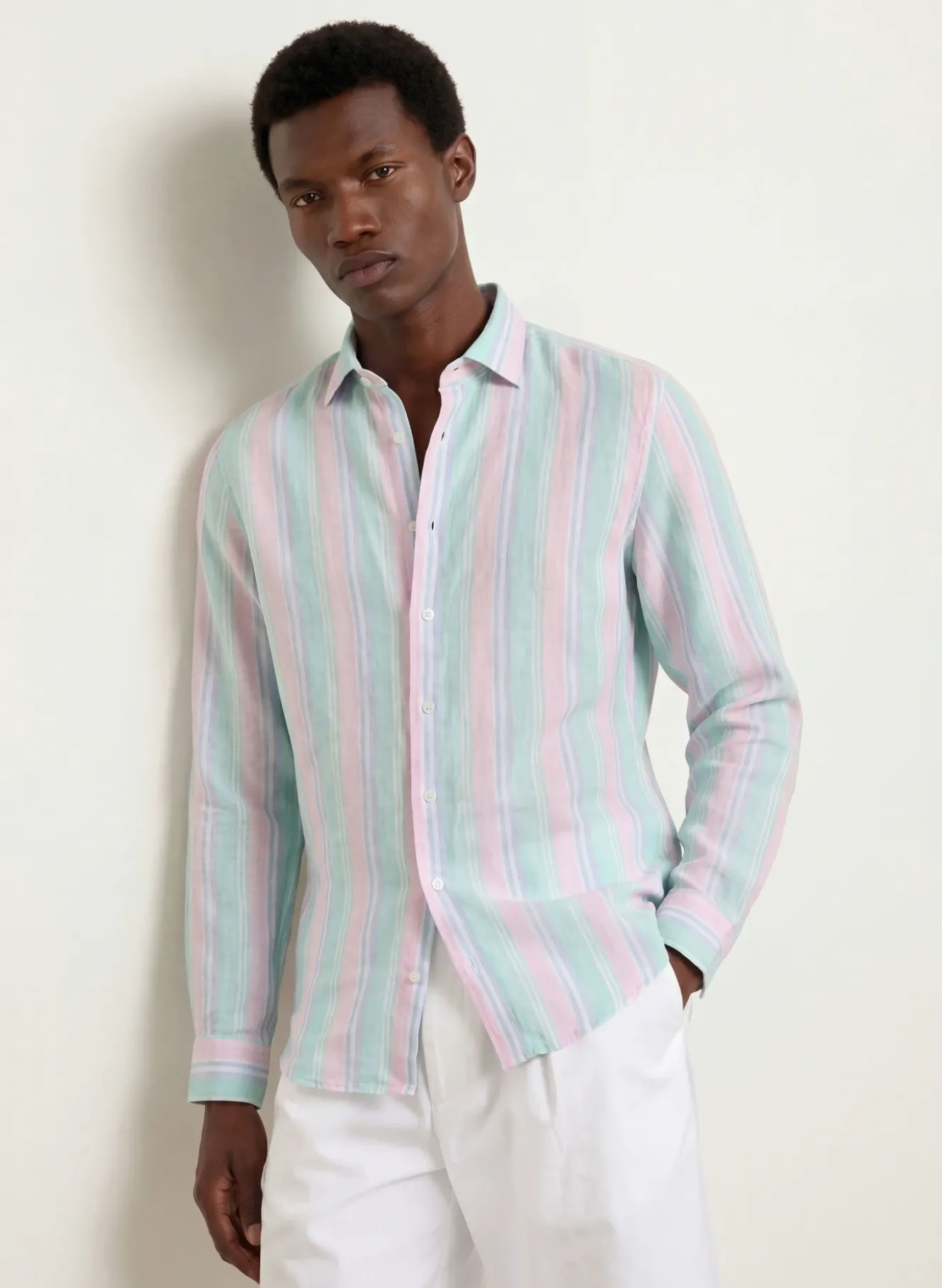 Leinenhemd Shaped Fit