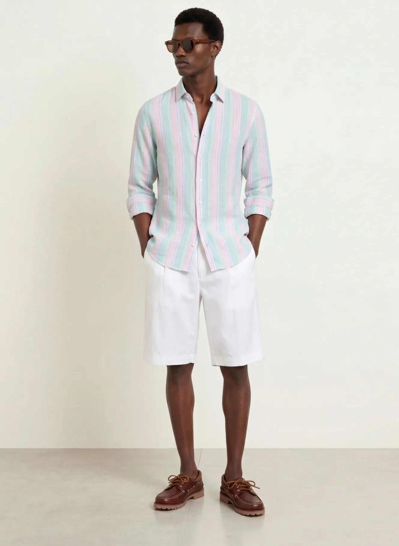 Leinenhemd Shaped Fit