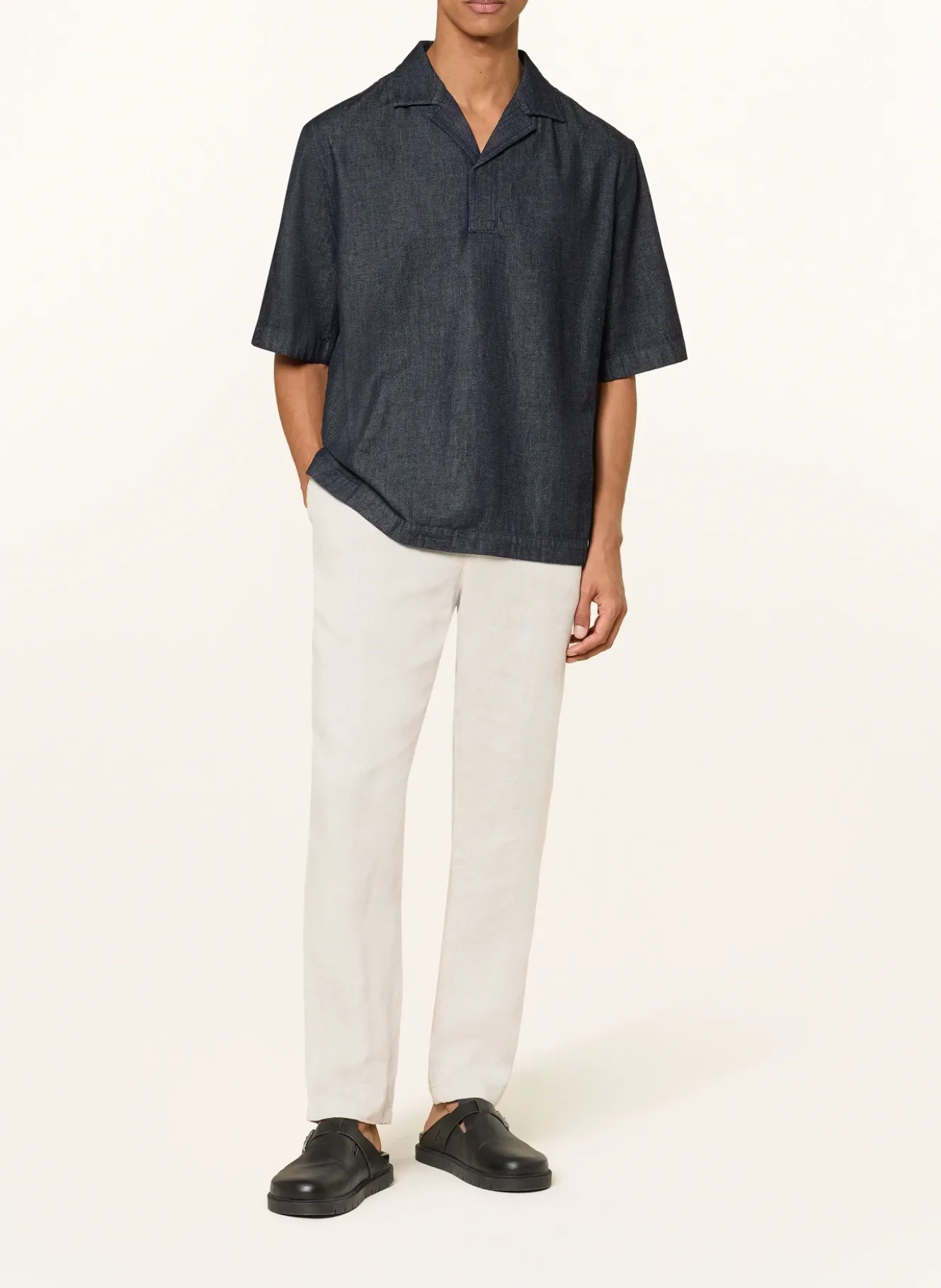 Leinenhose VIGO TAPERED im Jogging-Stil Regular Fit