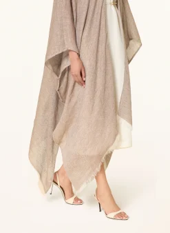 Leinenkaftan mit Glitzergarn