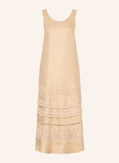 Leinenkleid DOLMEN mit Spitze