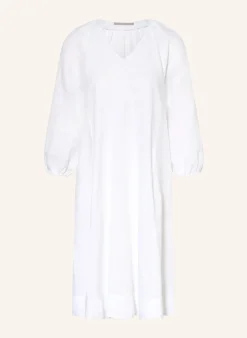 Leinenkleid mit 3/4-Arm