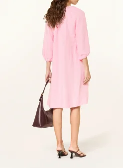 Leinenkleid mit 3/4-Arm