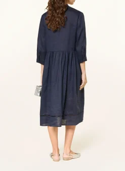 Leinenkleid VL-KAIMI-E mit 3/4-Arm