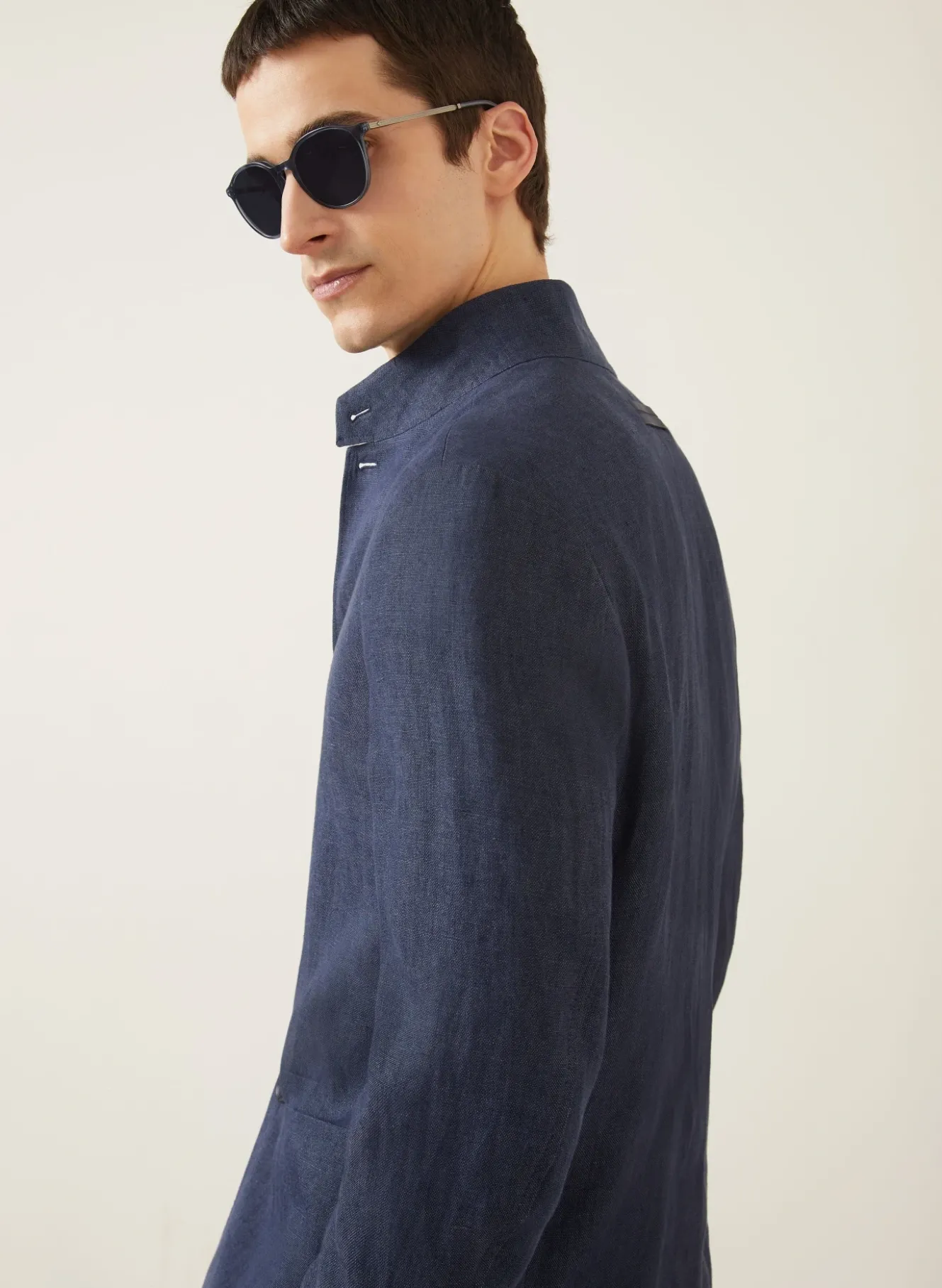 Leinensakko OASI LINO Extra Slim Fit