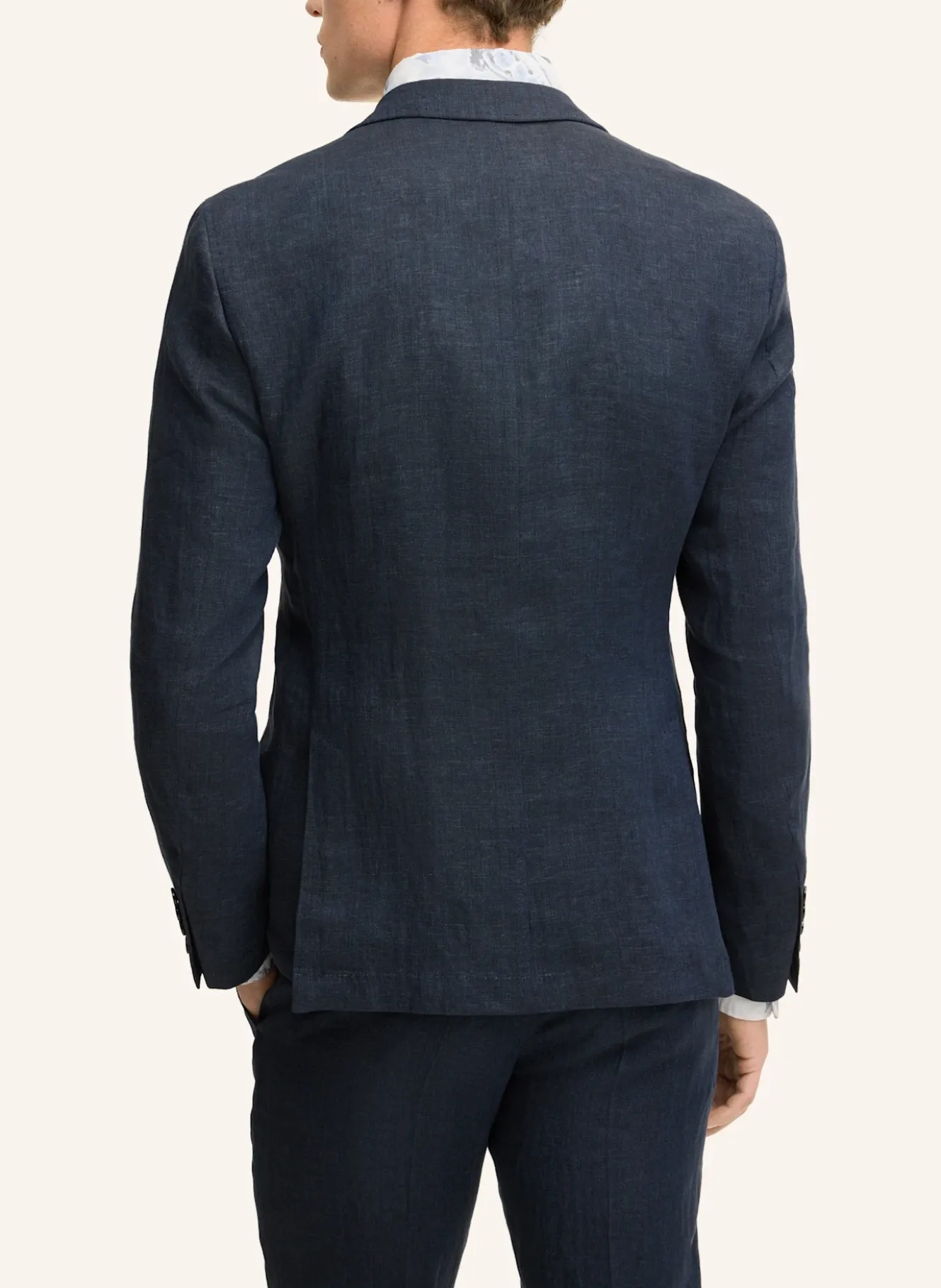 Leinen-Sakko Slim Fit