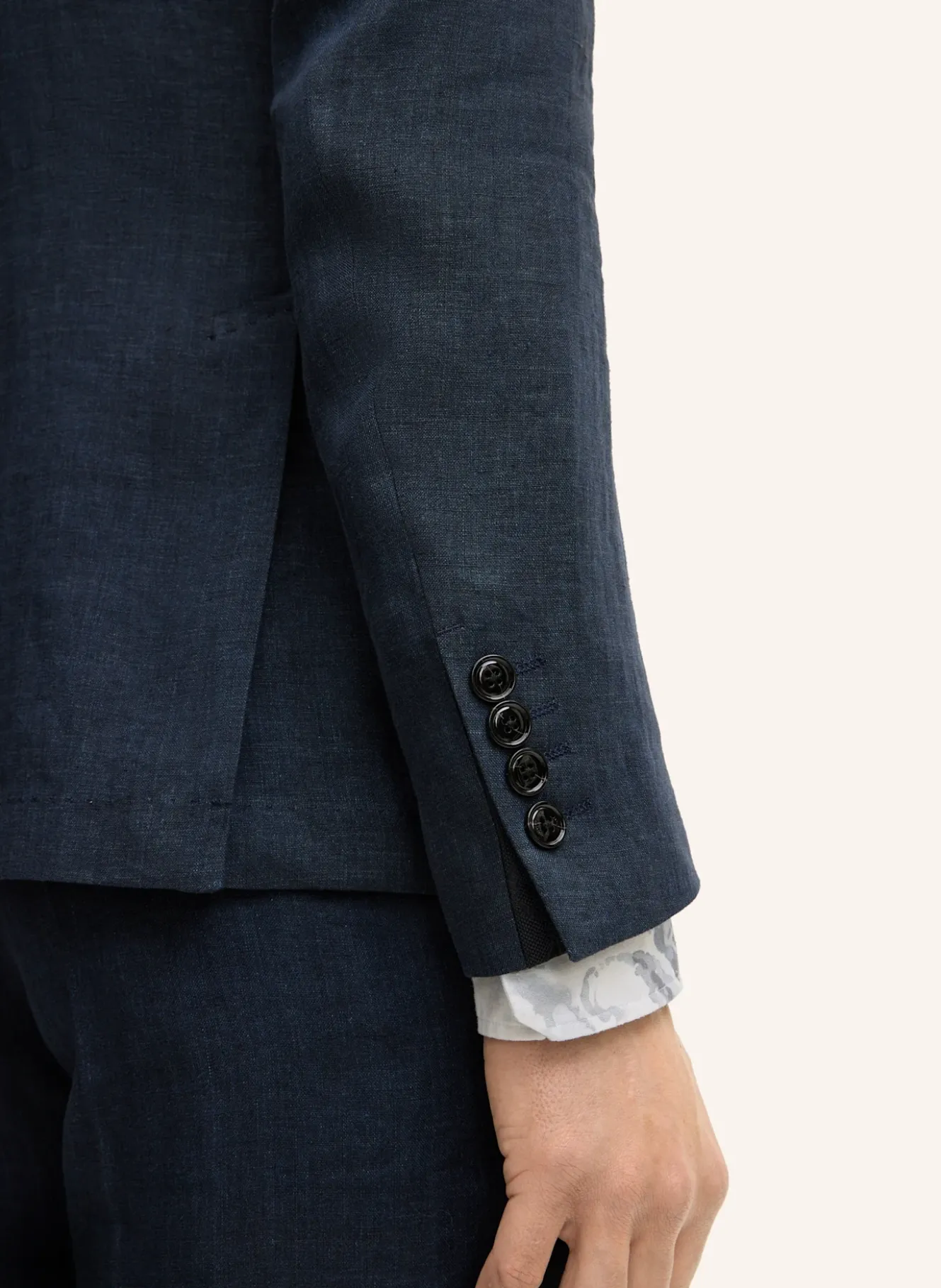Leinen-Sakko Slim Fit