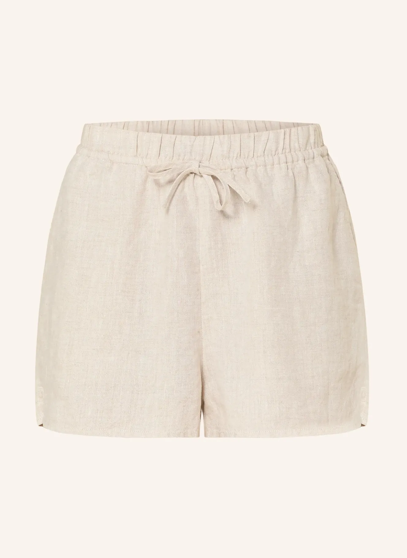 Leinenshorts im Jogging-Stil