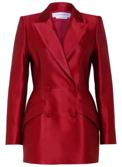 Longblazer aus Seide