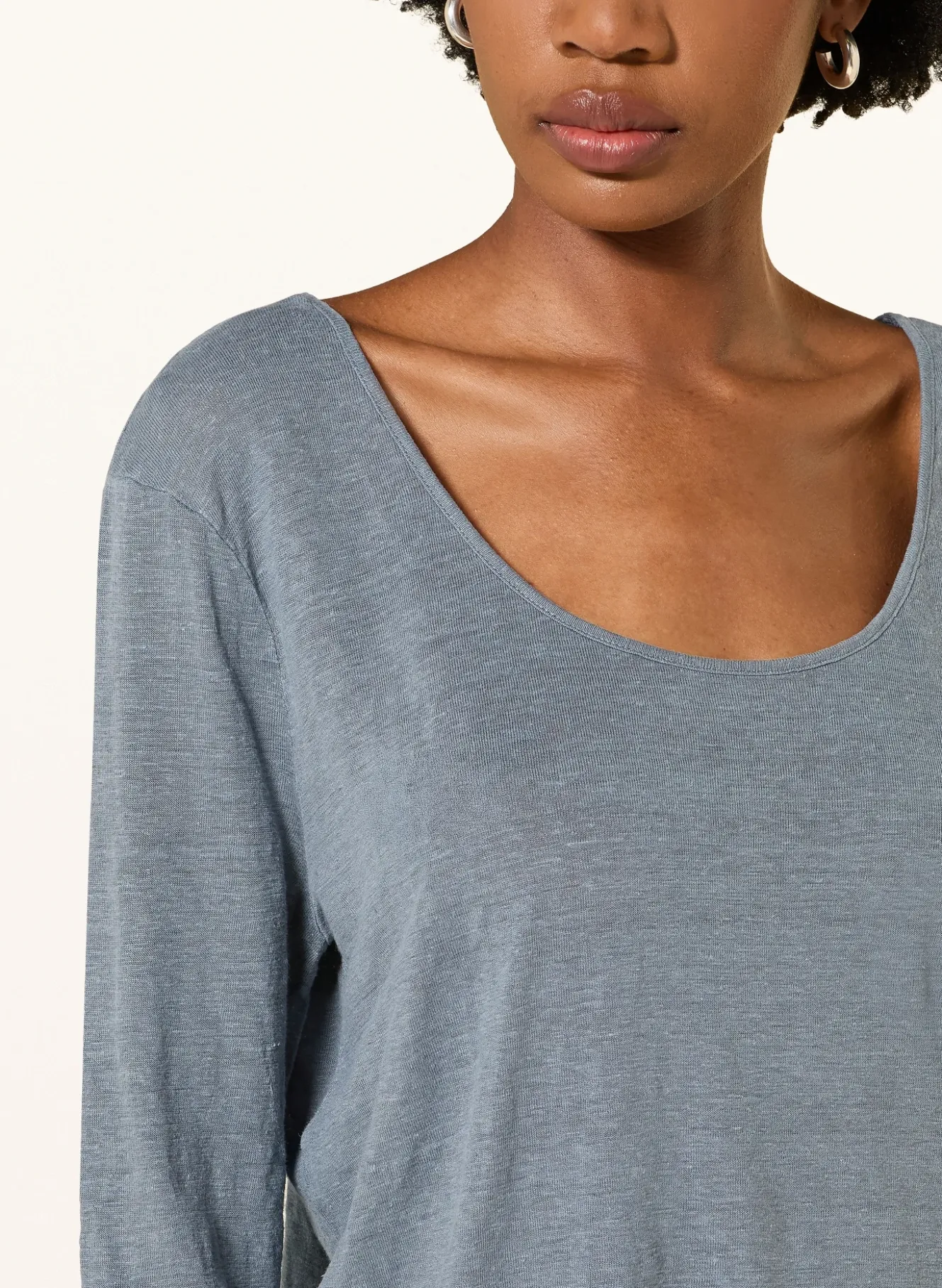 Longsleeve DUALY aus Leinen