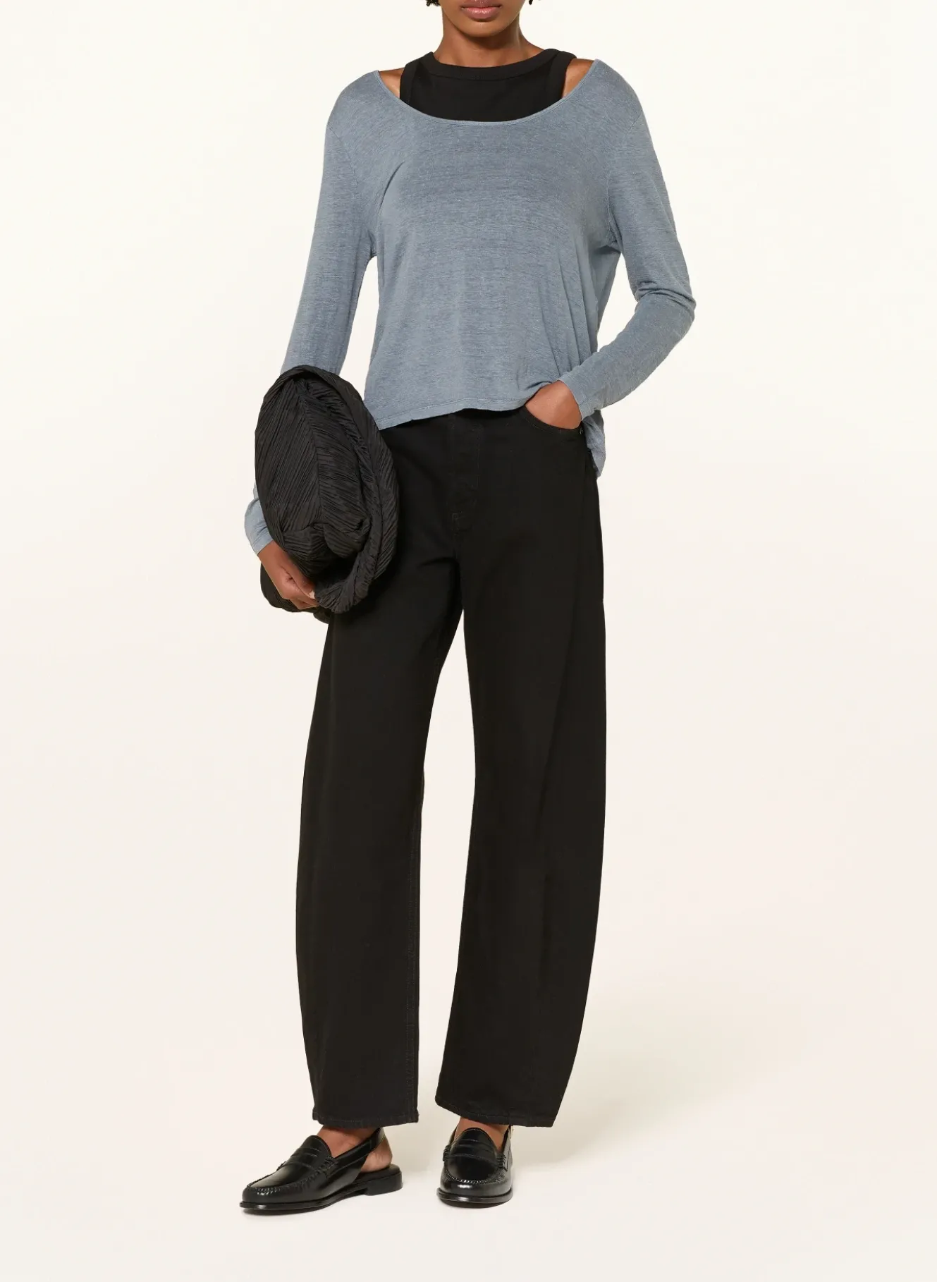Longsleeve DUALY aus Leinen
