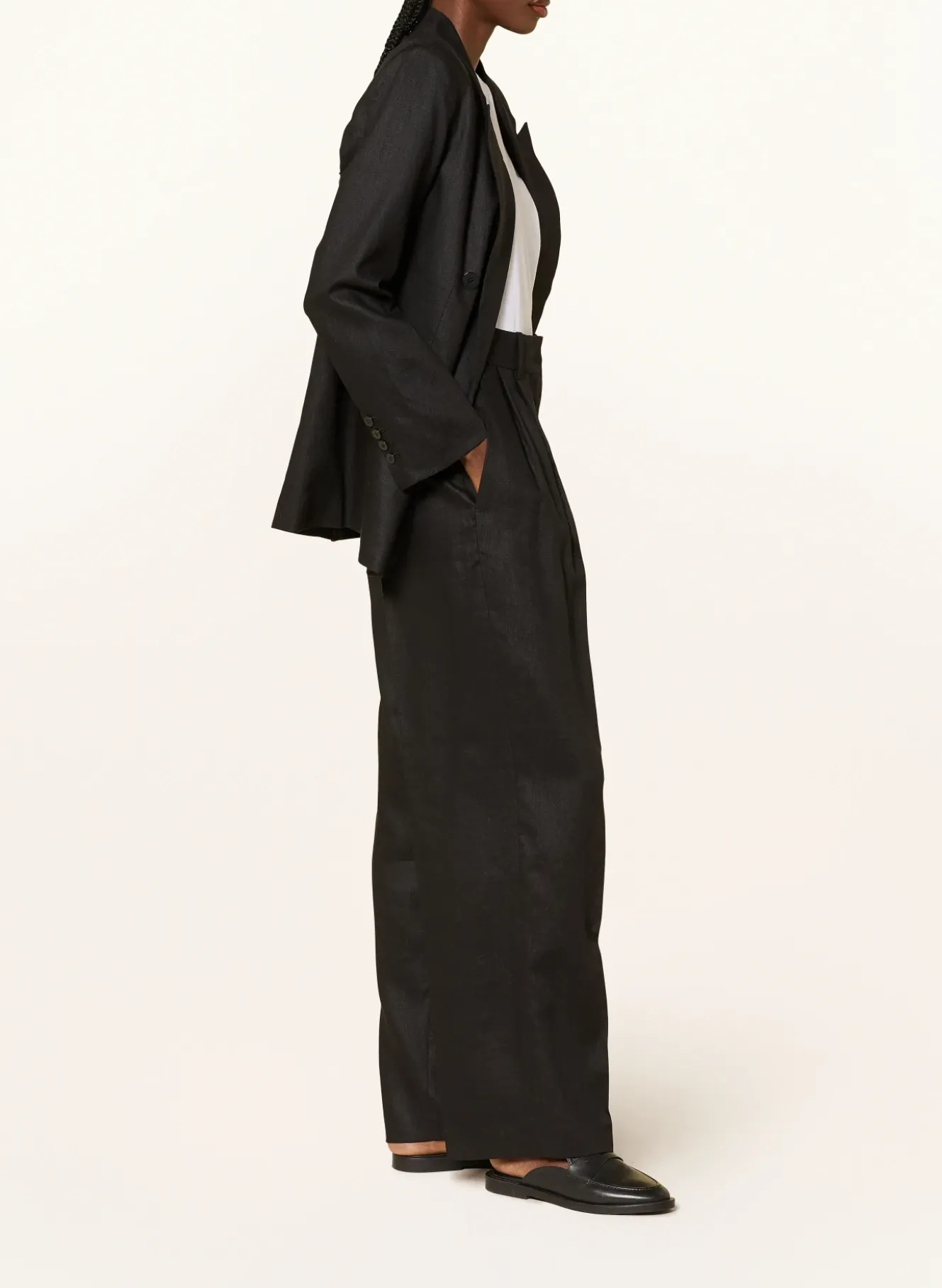 Marlenehose aus Leinen