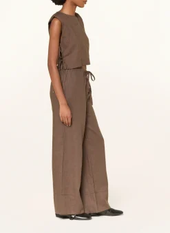 Marlenehose aus Leinen