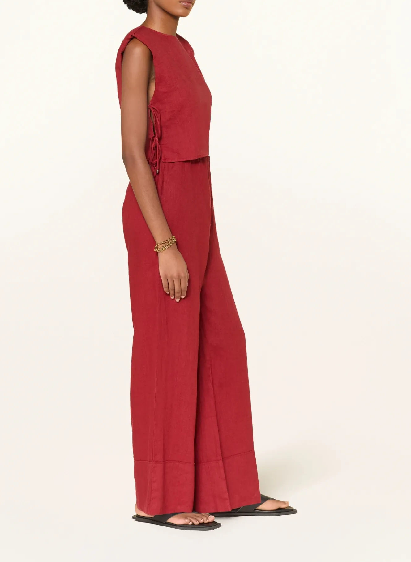 Marlenehose aus Leinen