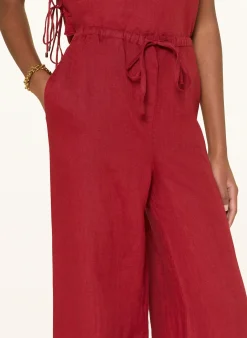 Marlenehose aus Leinen