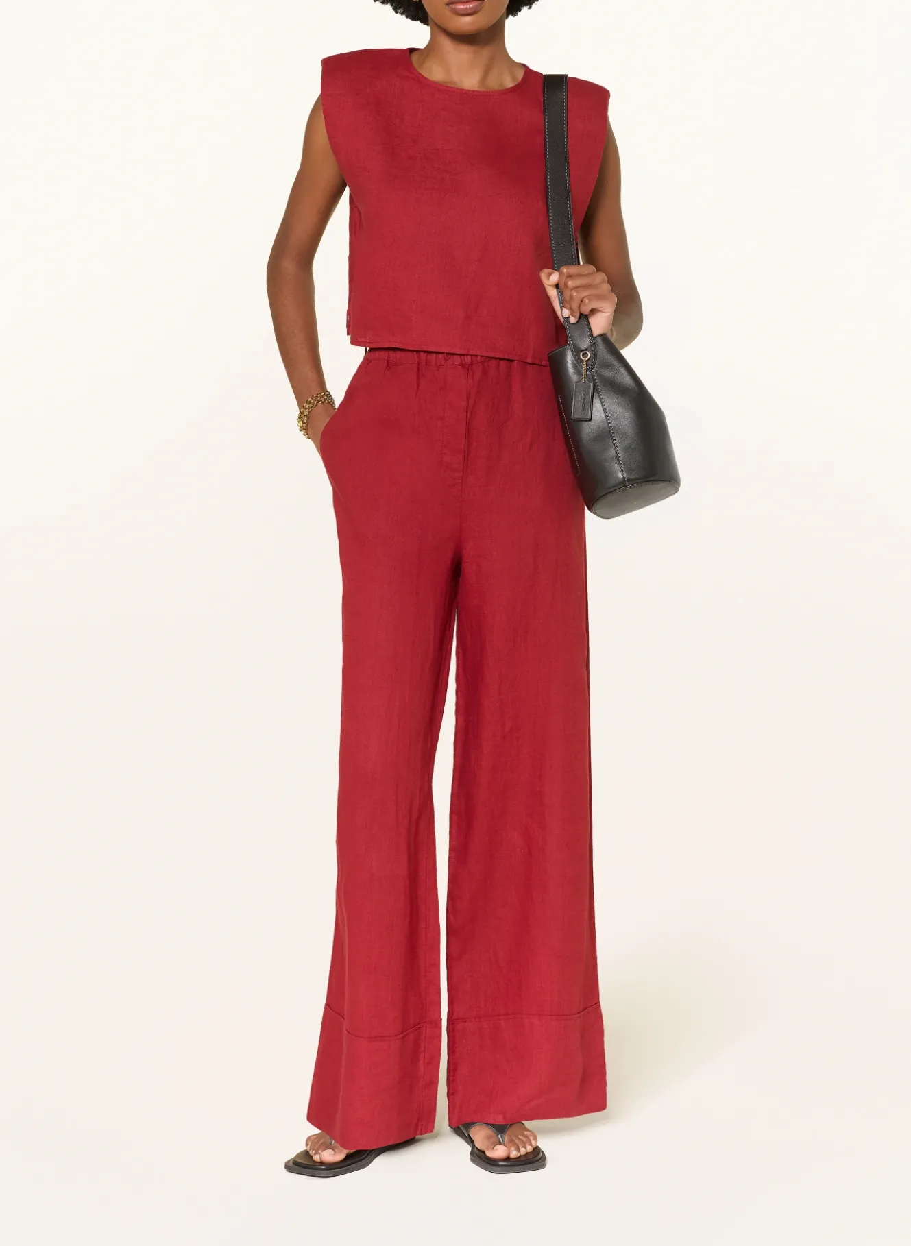 Marlenehose aus Leinen
