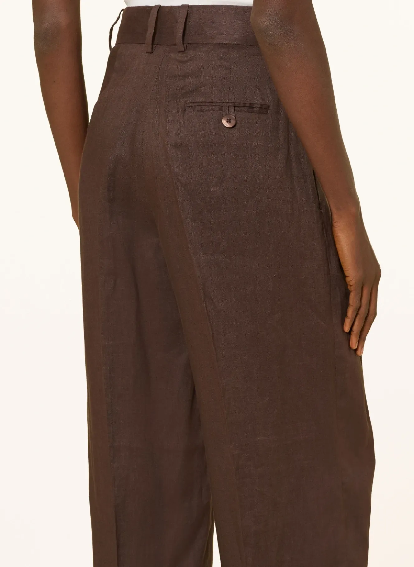 Marlenehose aus Leinen
