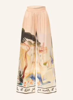 Marlenehose aus Seide