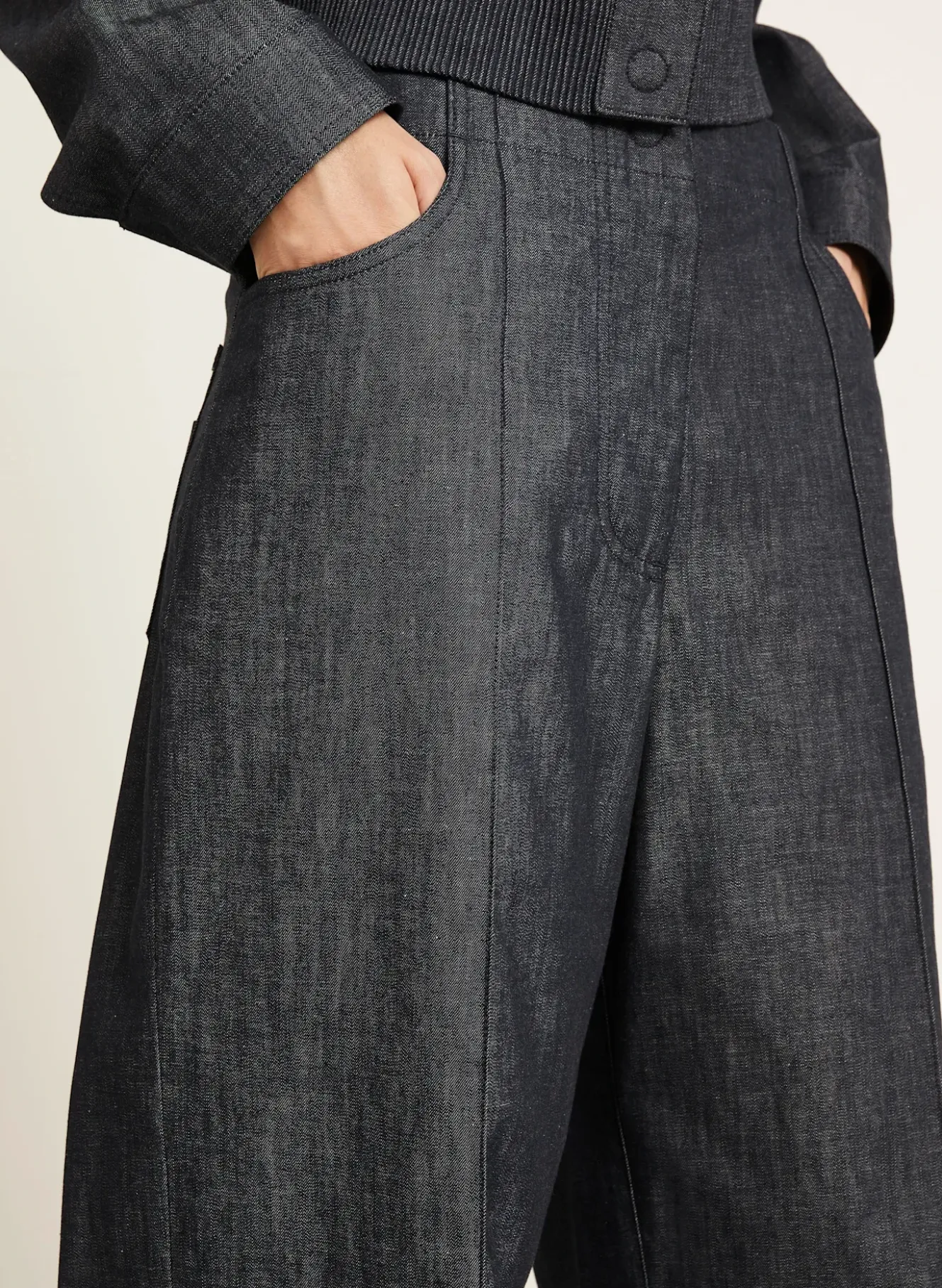 Marlenehose in Jeansoptik